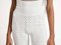 pointelle shorts off white Model Back 1