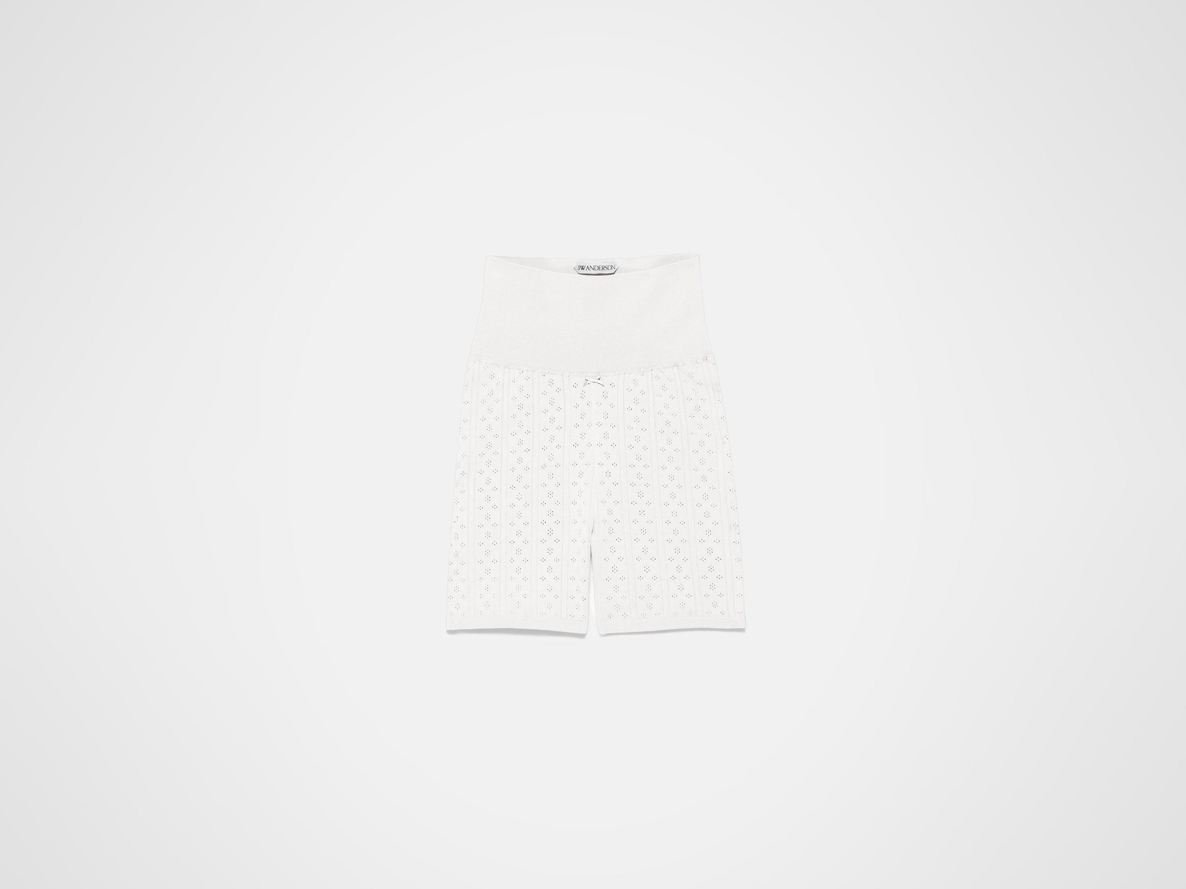 pointelle shorts off white Product Front 7
