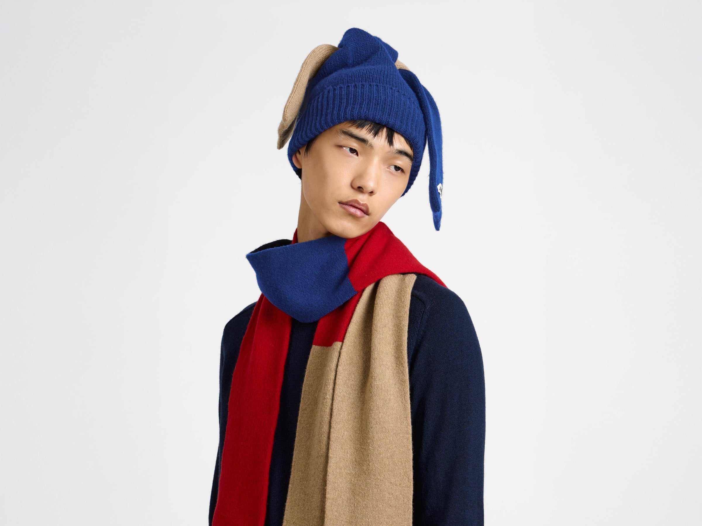 CL_KNOT BEANIE - NAVY_KW1486YN0494