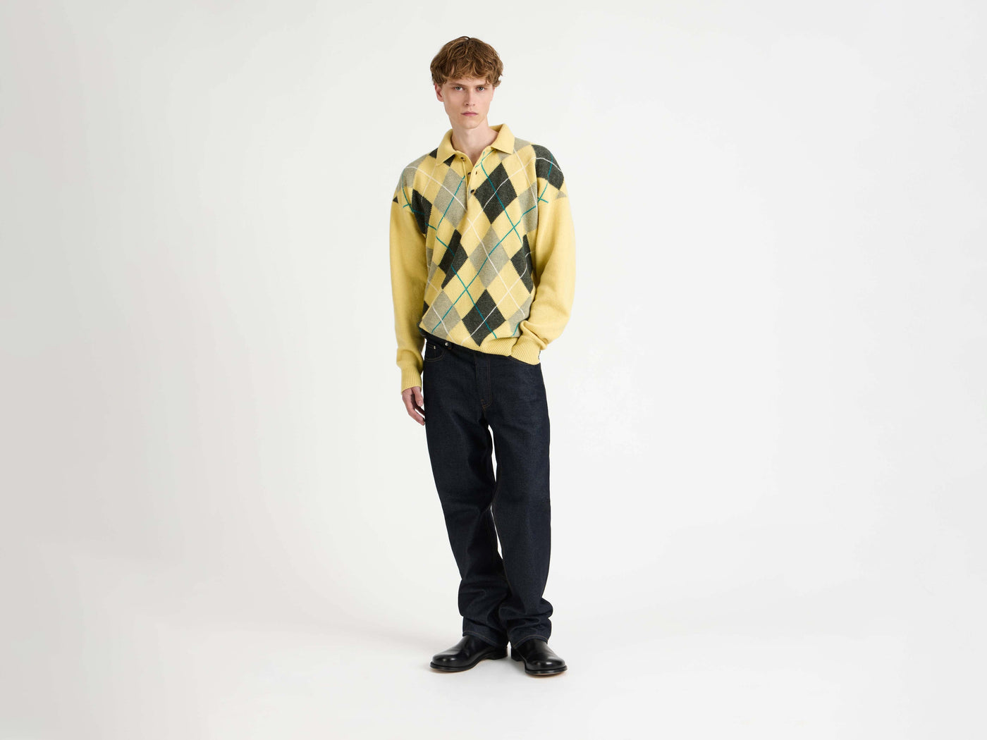 CL_JWA X PRINGLE POLO - BUBBLEGUM_KW1487YN0470