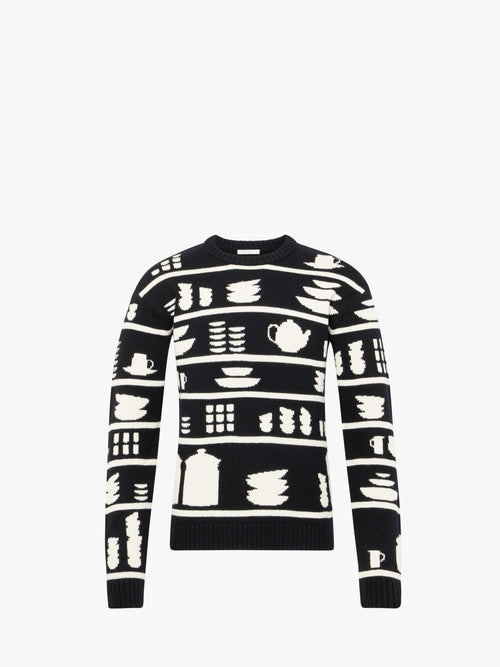 CROCKERY JACQUARD JUMPER