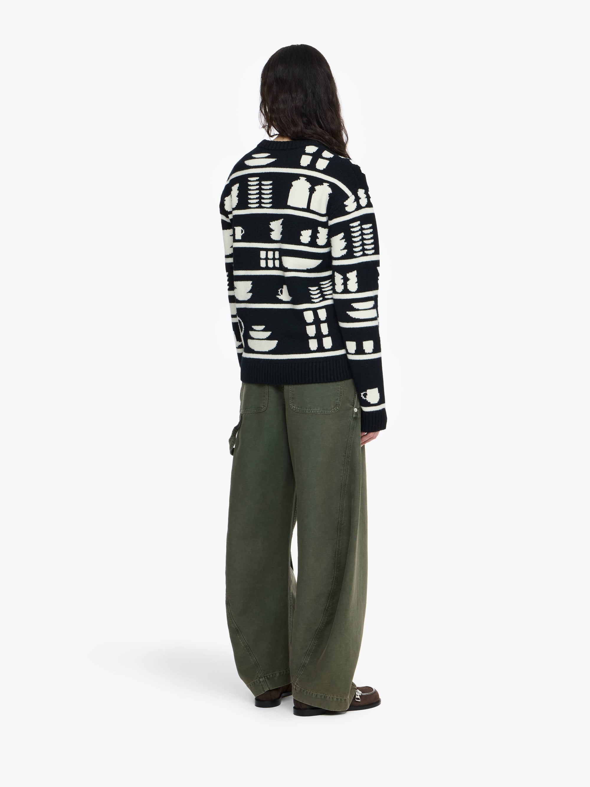 CROCKERY JACQUARD JUMPER