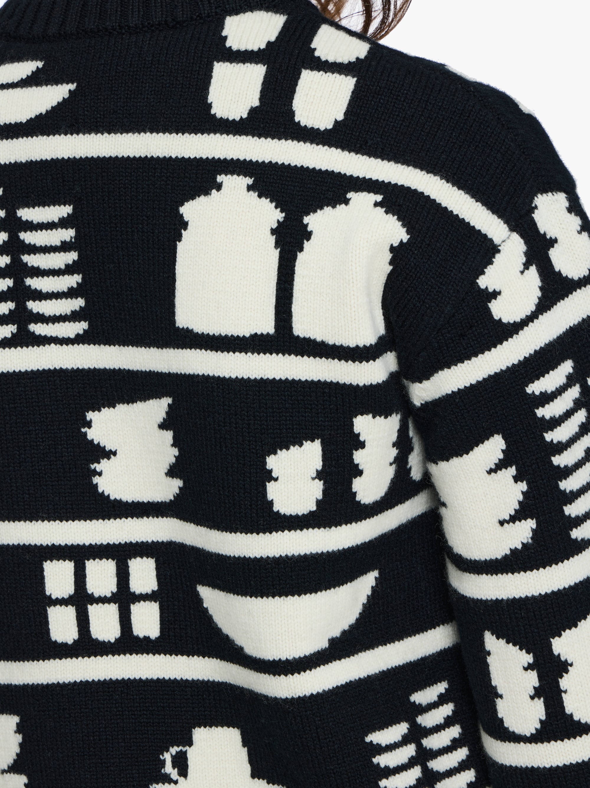 CROCKERY JACQUARD JUMPER