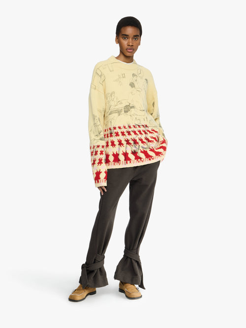 PRINT JACQUARD JUMPER