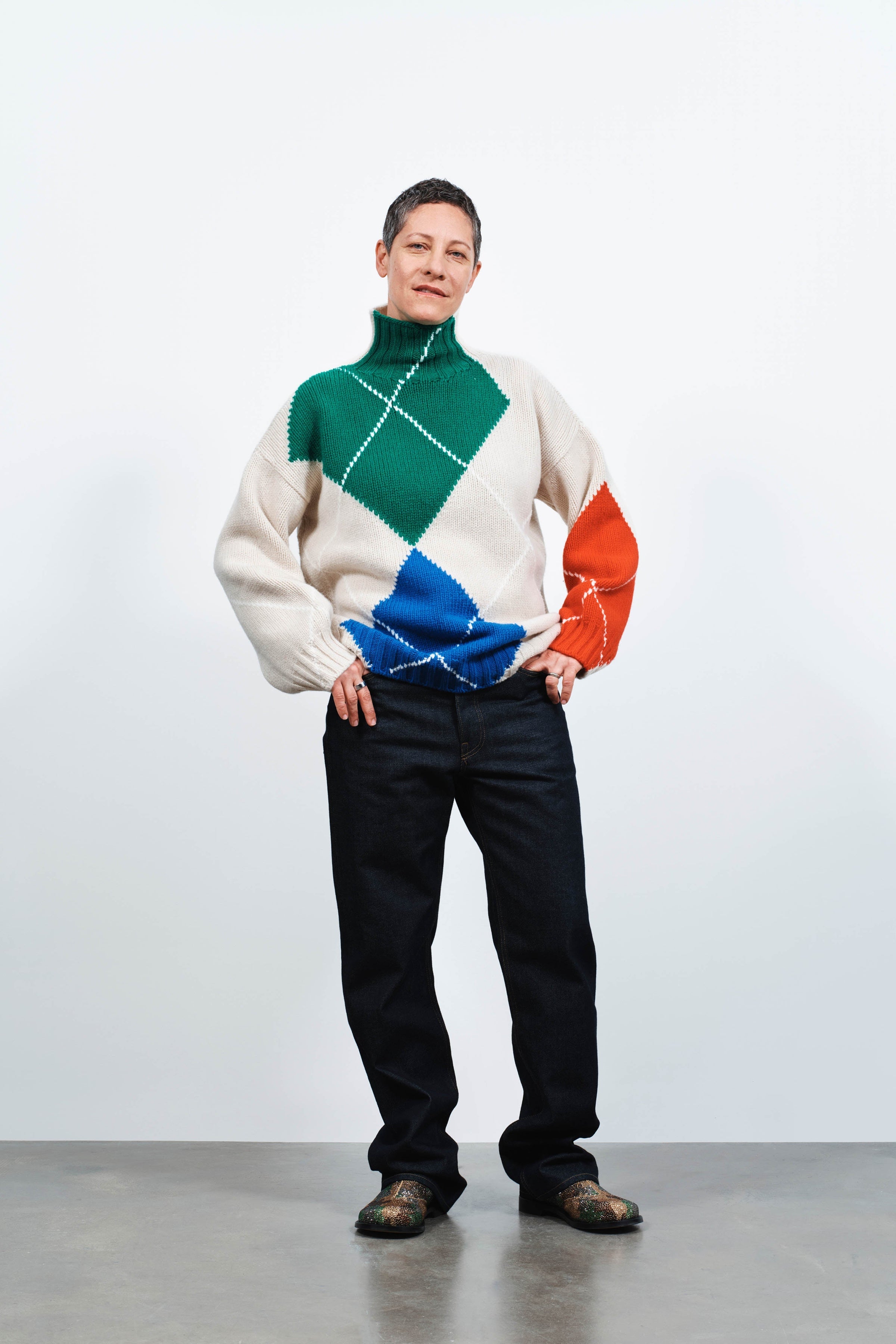 jwa x pringle turtle neck jumper natural Creative 2