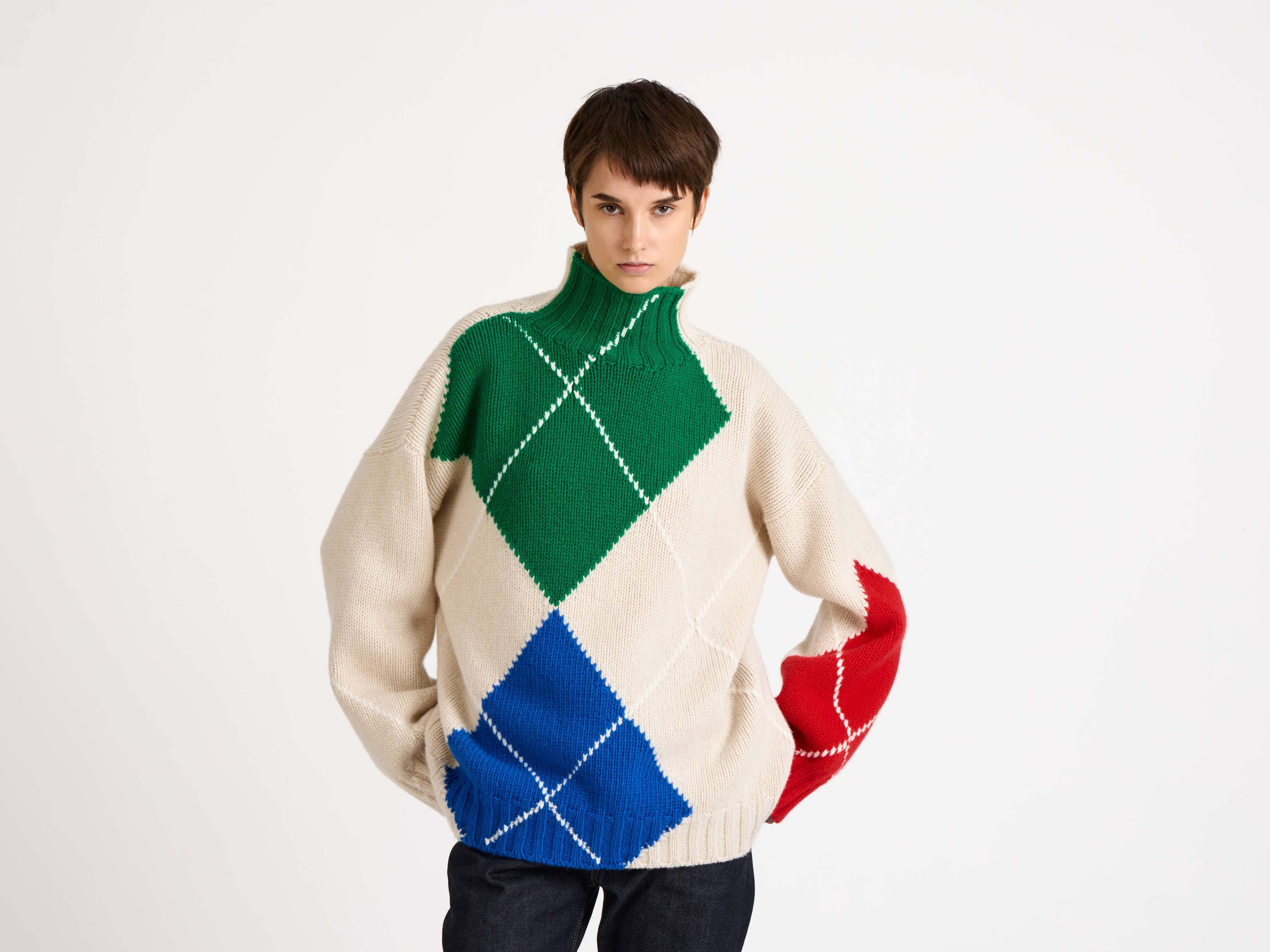 トップス Herlipto Twinkle Argyle Knit Pullover Candy Pink Argyle Pattern Knit Jumper Meredith – Tillett's