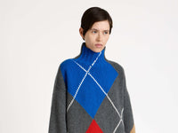 jwa x pringle turtle neck jumper charcoal melange Model Detail 1