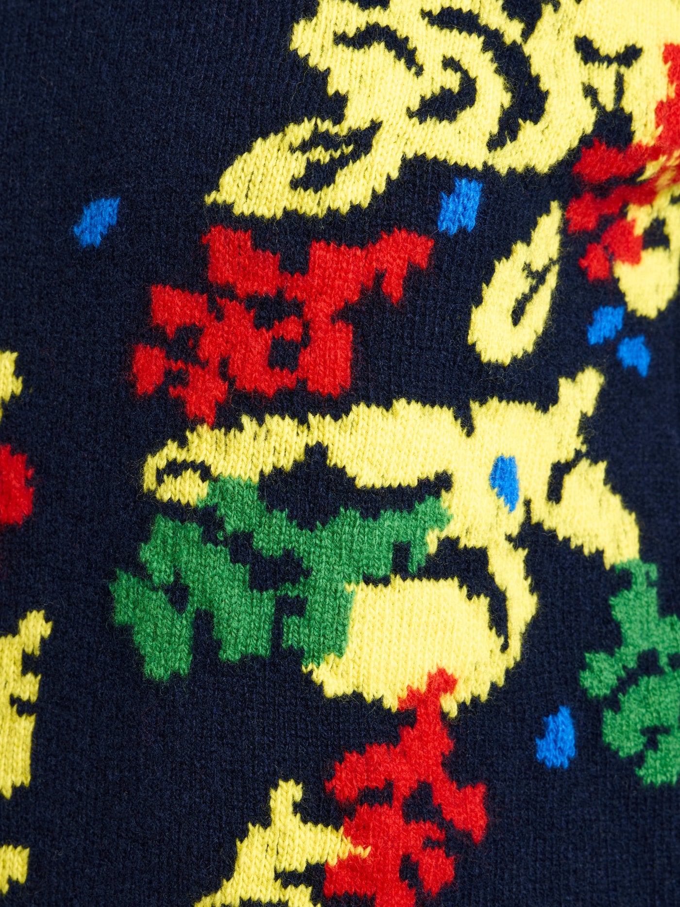 jwa x pringle floral crew navy Model Detail 5