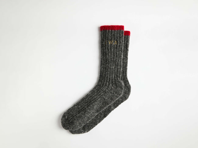 donegal sock charcoal melange Product Front 1
