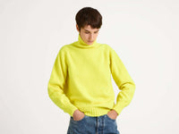 CL_TURTLE NECK JUMPER - NEON PINK_KW1523YN0451