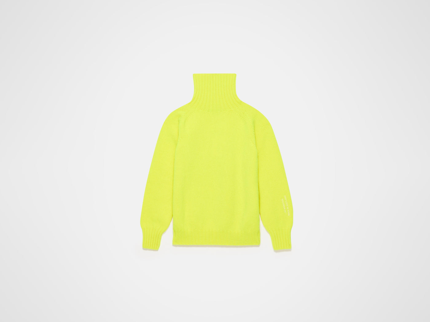 turtle neck jumper neon yellow 1 Product Front 7