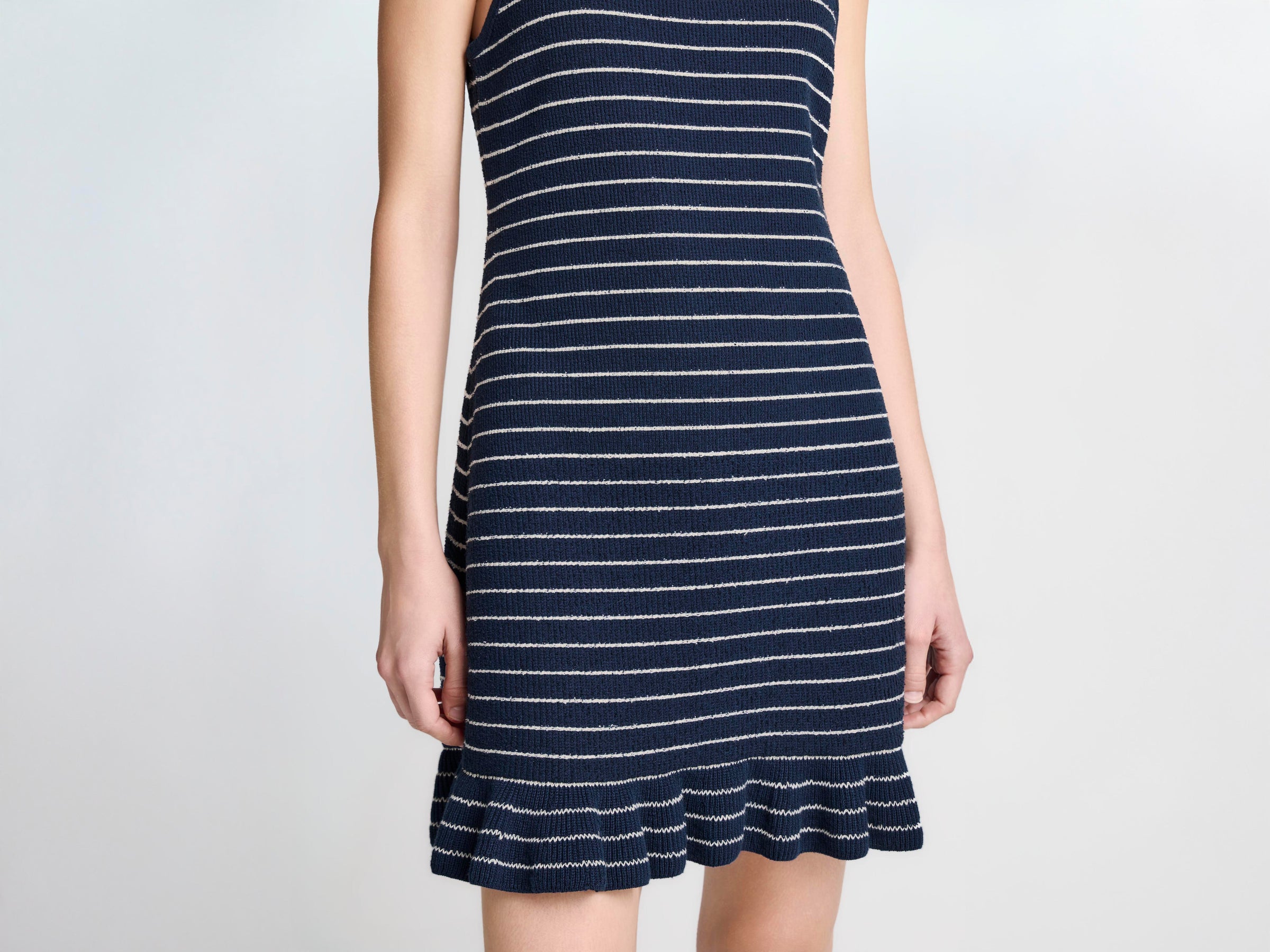 Womens Mini Dress In Dark Navy
