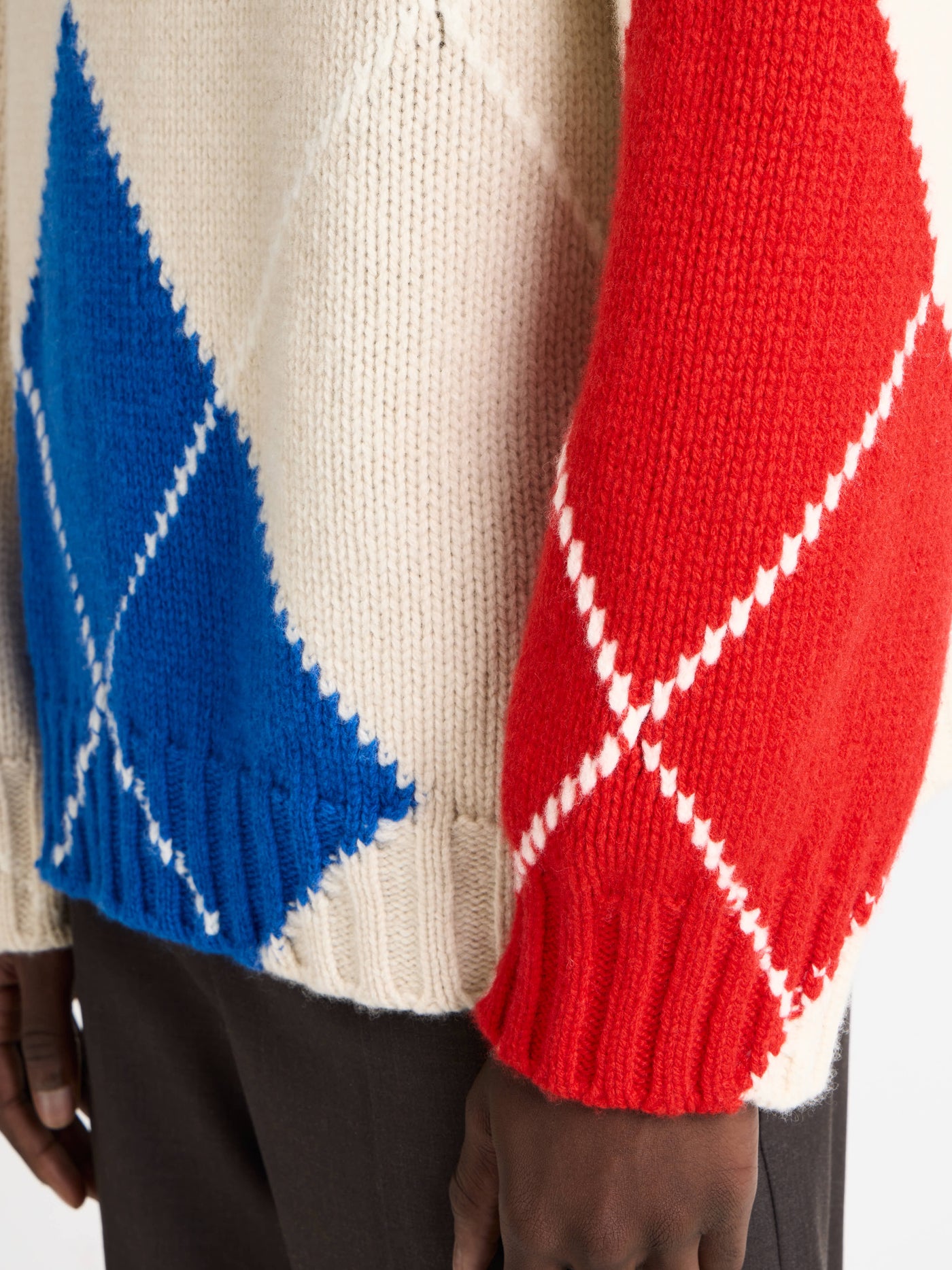 jwa x pringle turtle neck jumper natural 1 Model Detail 6