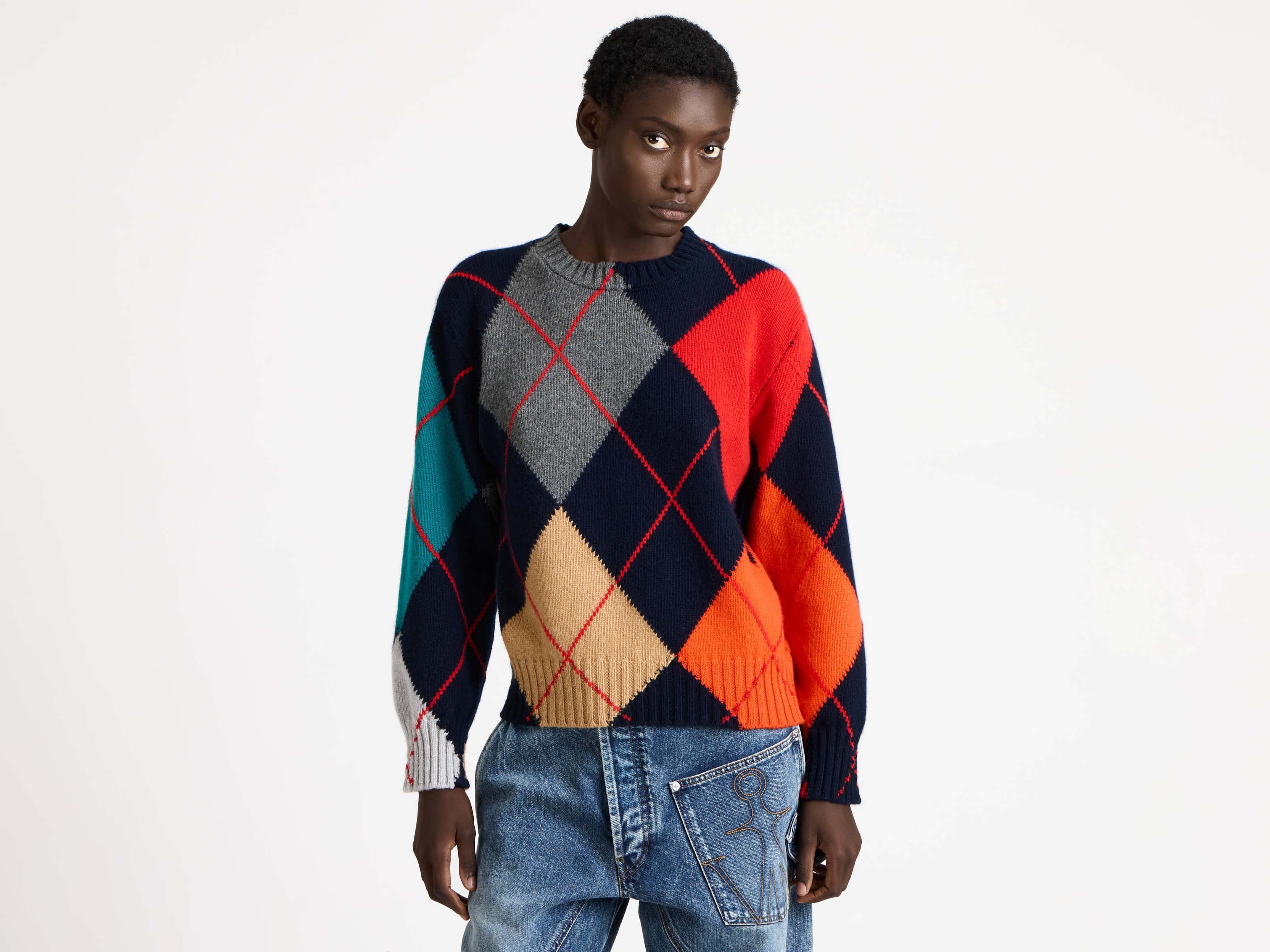 ●JW ANDERSON●スライムロゴクルーネックスウェット●ドロップショルダー JW Anderson Corner ショルダーバッグ S | ニュートラル