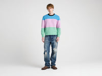 CL_STRIPE JUMPER - CORNFLOWER BLUE_KW1586YN0456