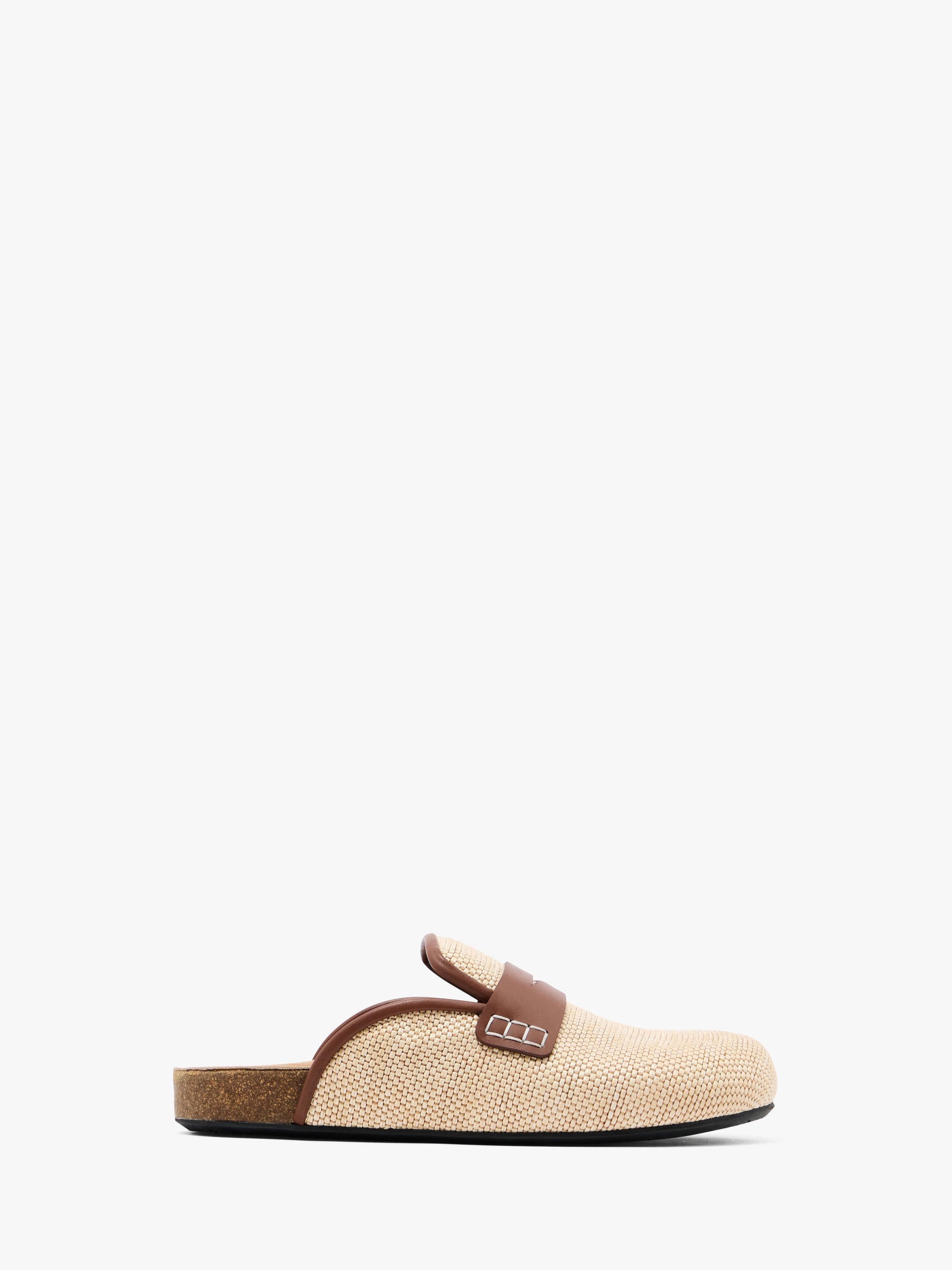 CANVAS LOAFER MULES