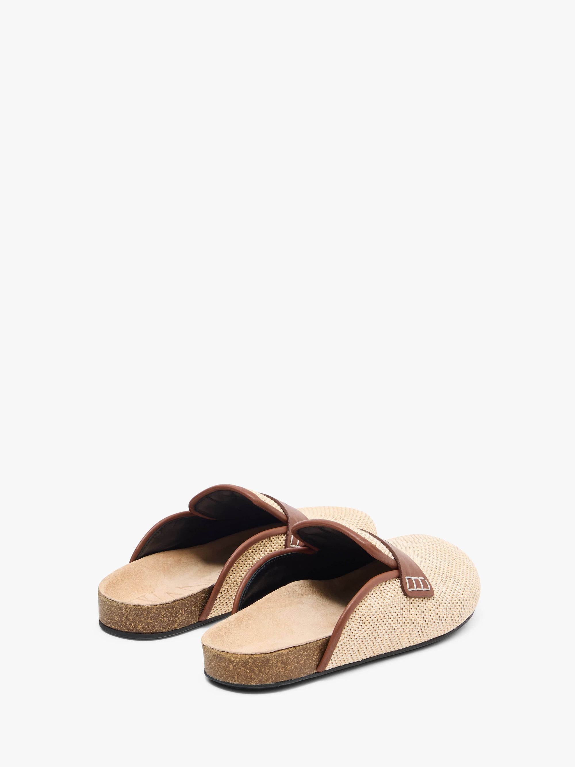 CANVAS LOAFER MULES