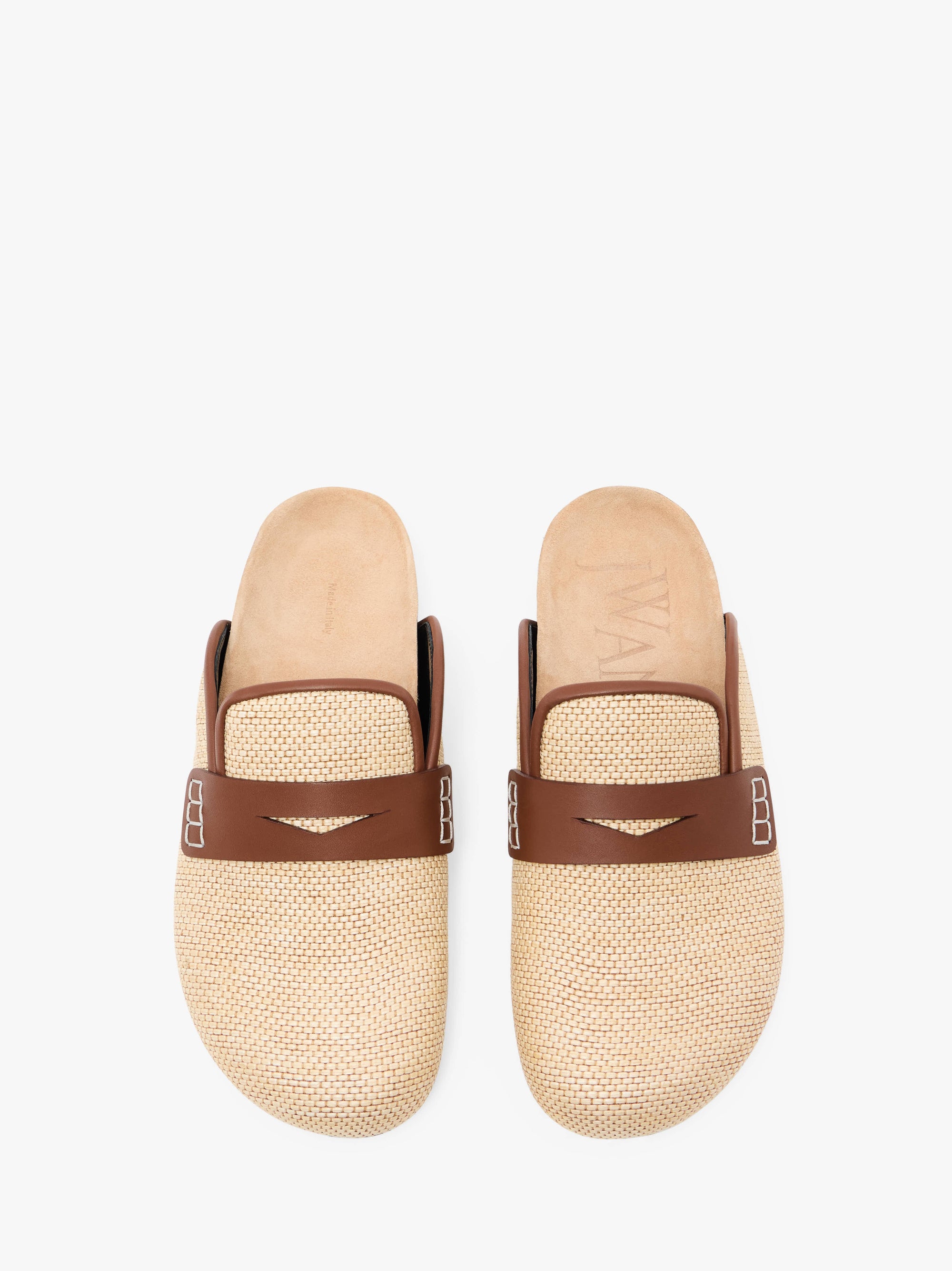 CANVAS LOAFER MULES