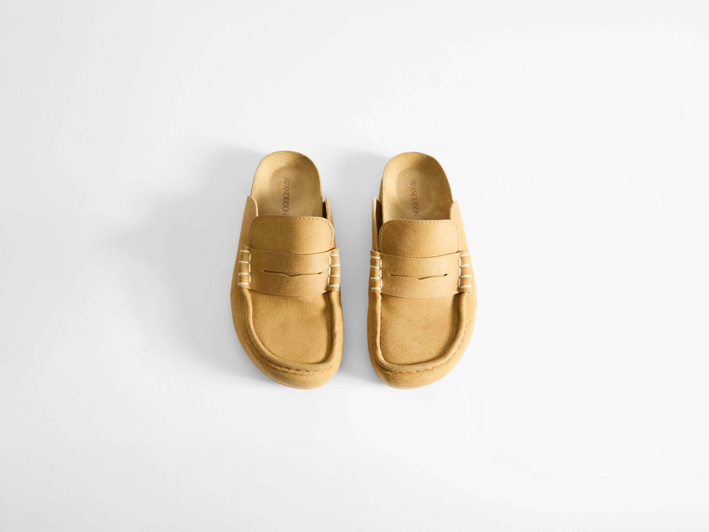 stitch loafer w mustard Product Top Down 4