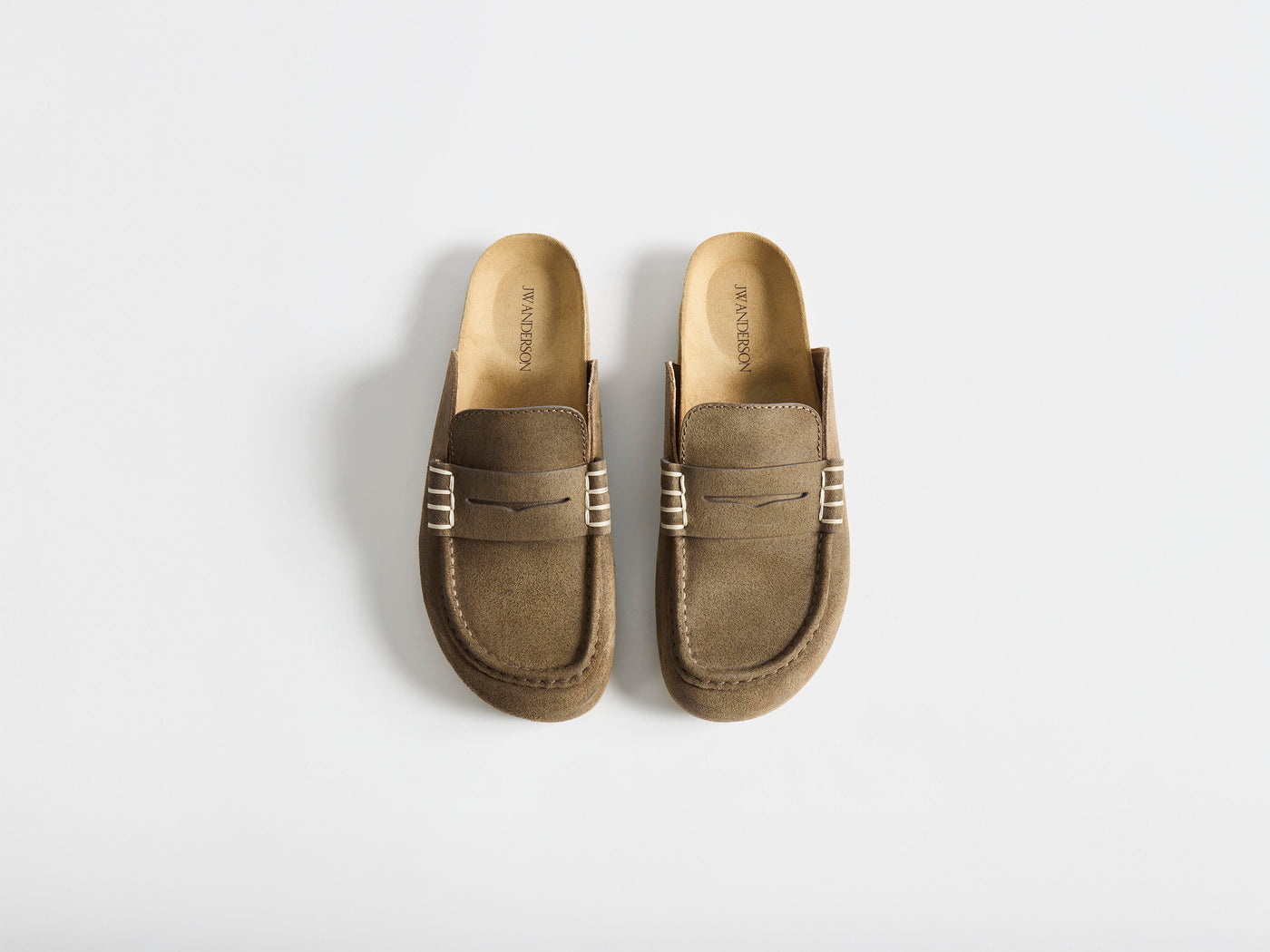 WOMENS STITCH LOAFER IN DARK TAUPE