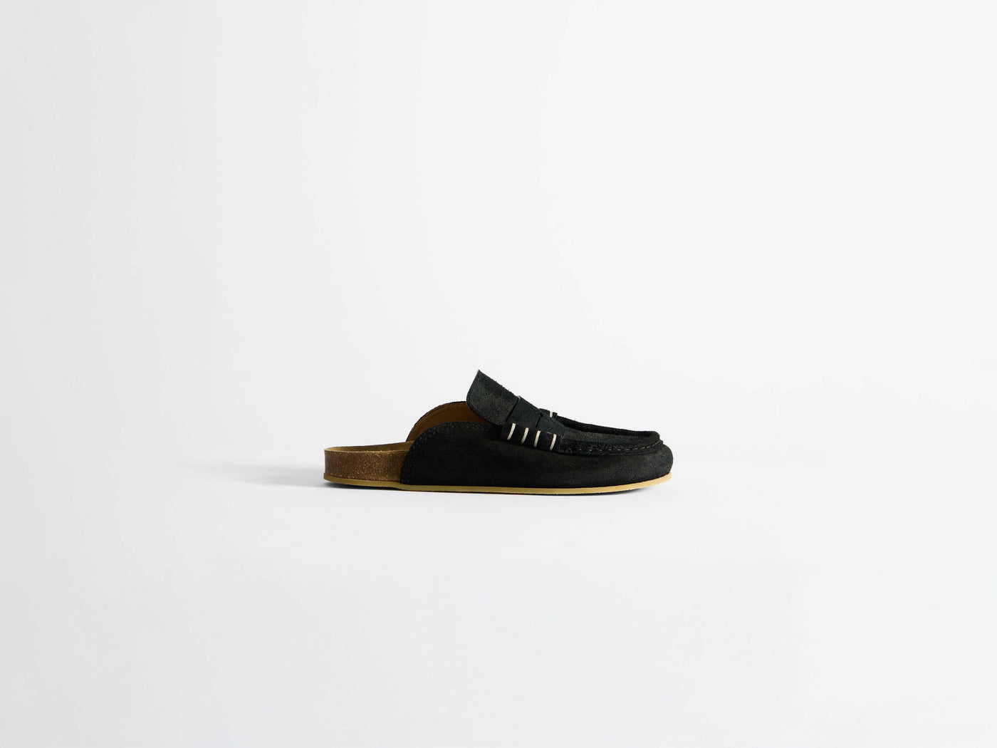 MENS STITCH LOAFER IN BLACK