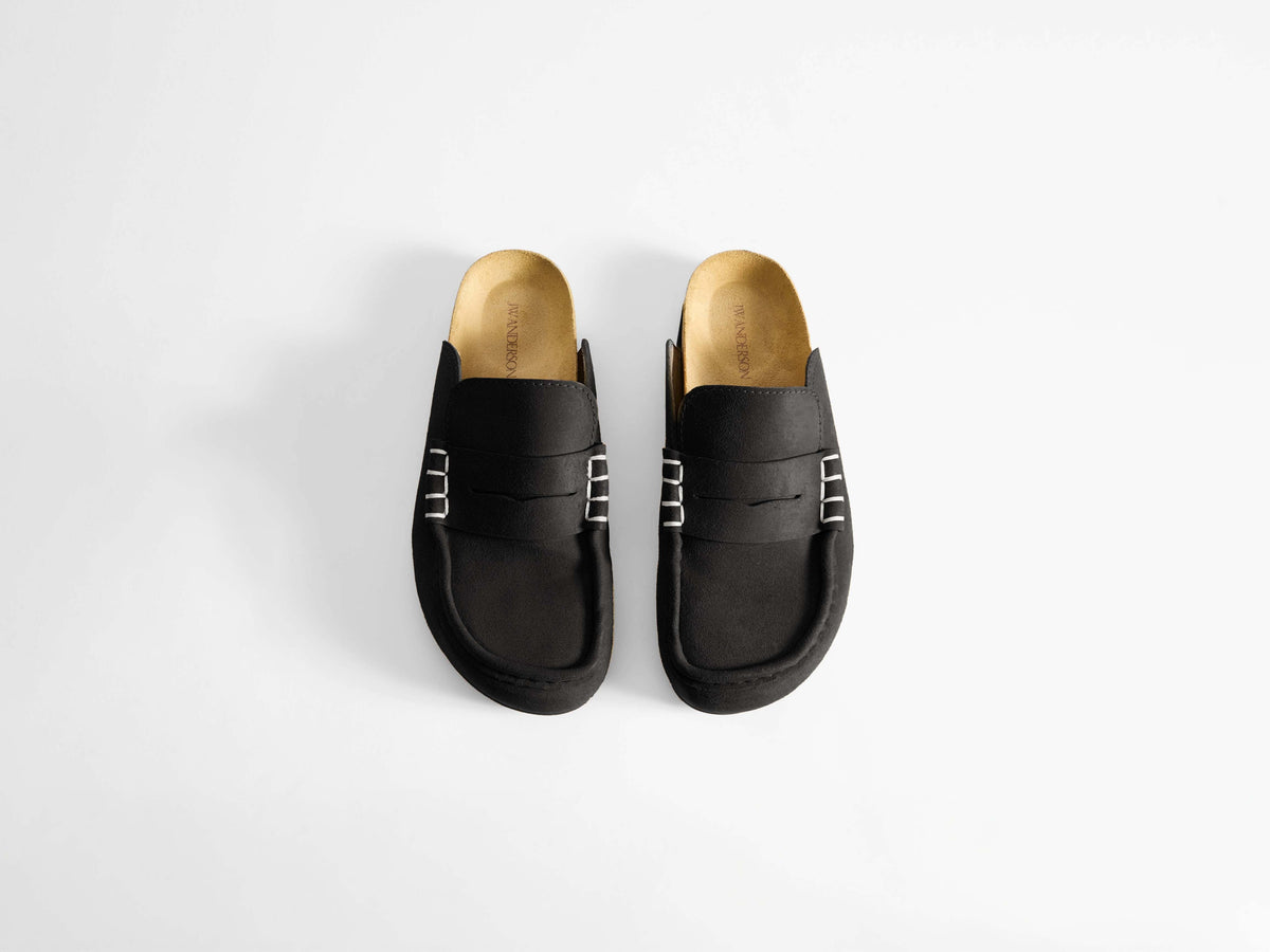MENS STITCH LOAFER IN BLACK in BLACK LF0085LA031999939 | JW  display picture 2