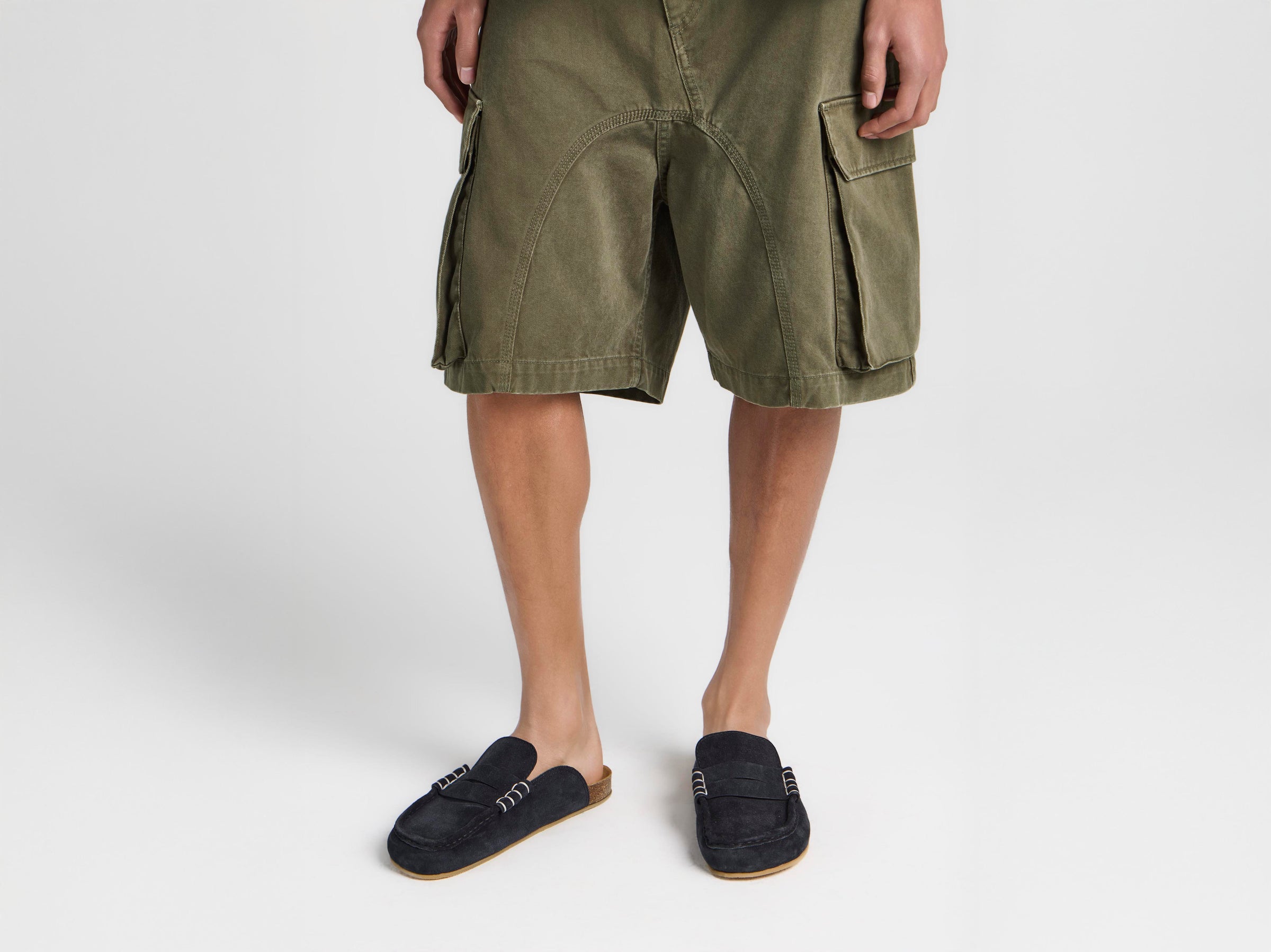 MENS STITCH LOAFER IN MIDNIGHT