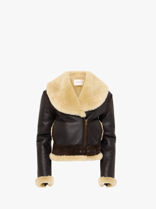 LEATHER AVIATOR JACKET