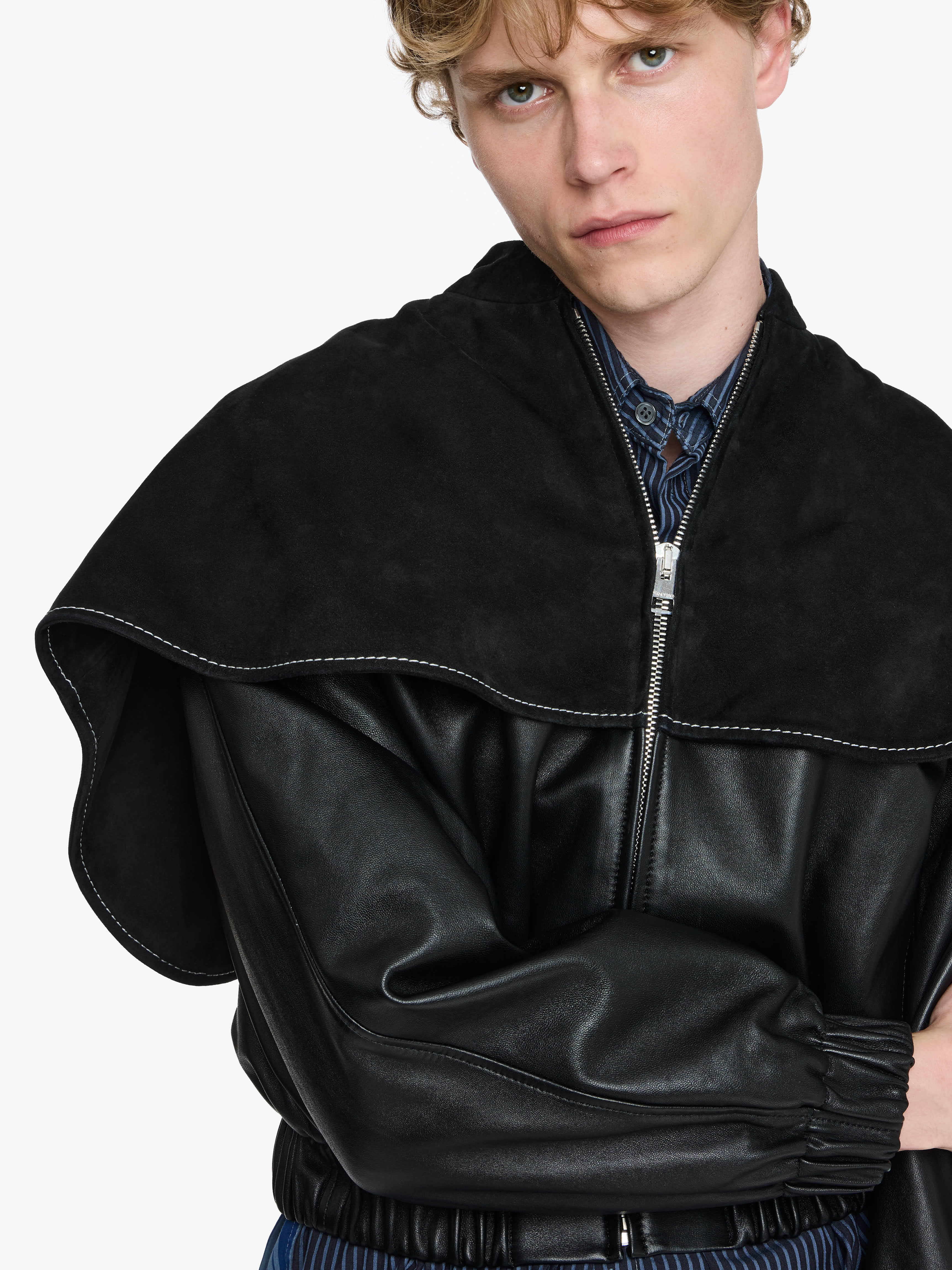 【WONDER WONDER】Hunder Crop Collar Leather Jumper Jacket leather-cover-collage-revised.png