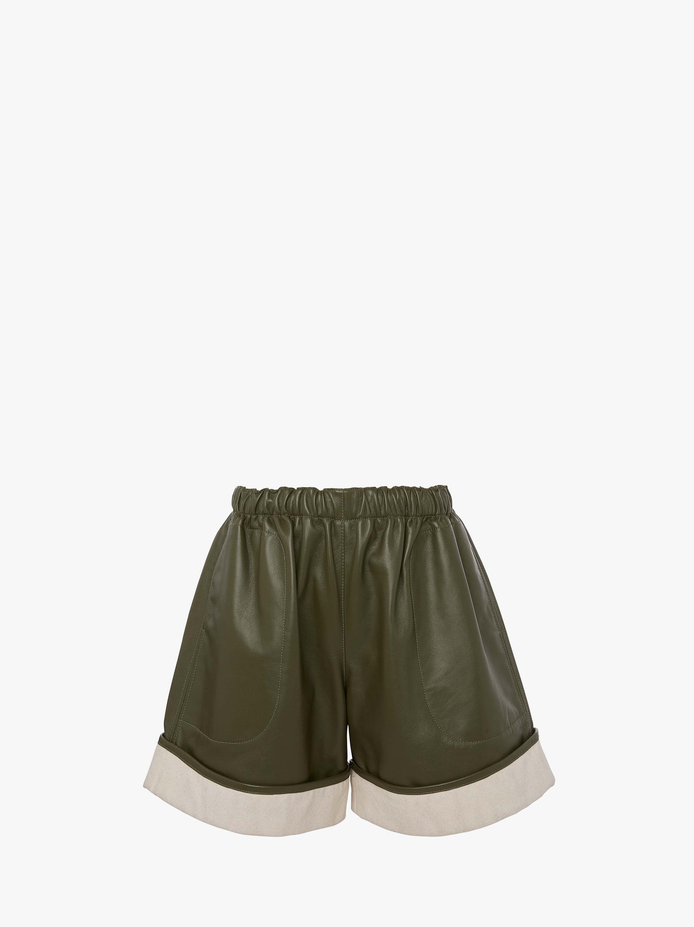 CL_CONTRAST HEM SHORTS - AMAZON_LR0011LT0043