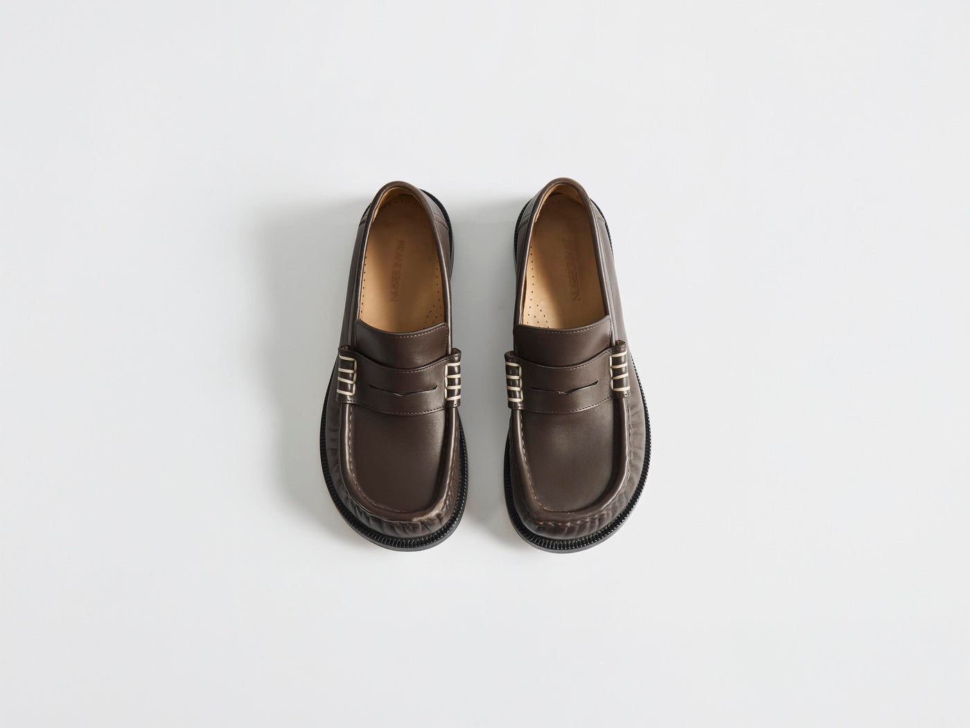 WOMENS LOAFER MOCCASIN IN CHOCOLATE BROWN