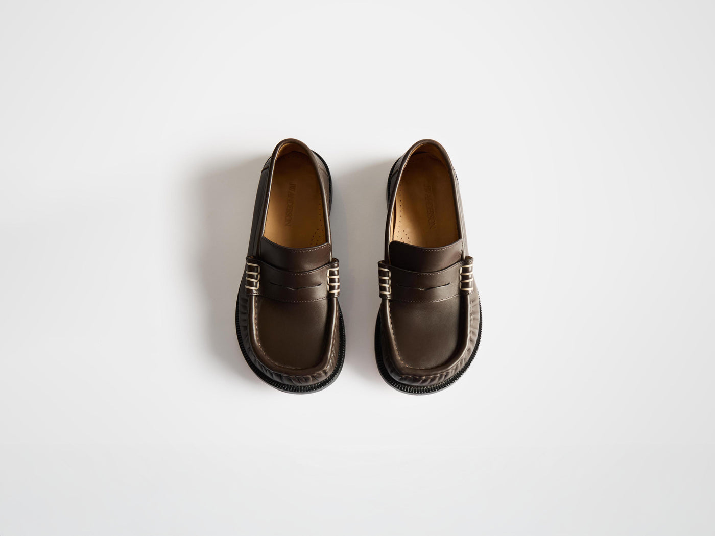 WOMENS LOAFER MOCCASIN IN CHOCOLATE BROWN