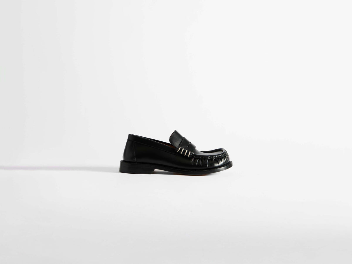 WOMENS LOAFER MOCCASIN IN BLACK in BLACK MO0001LA039199936 