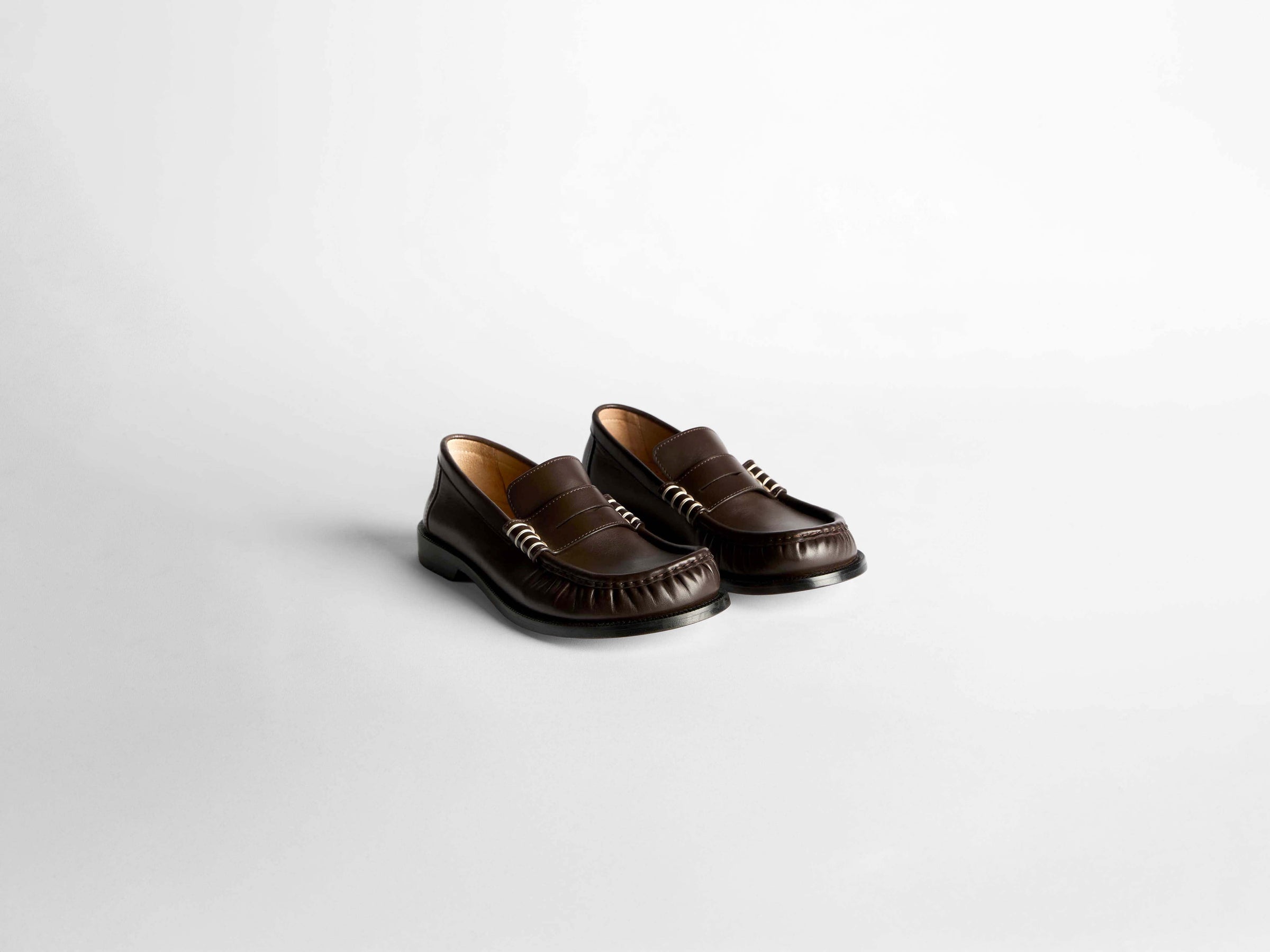 loafer moccasin m chocolate brown Product Back 1
