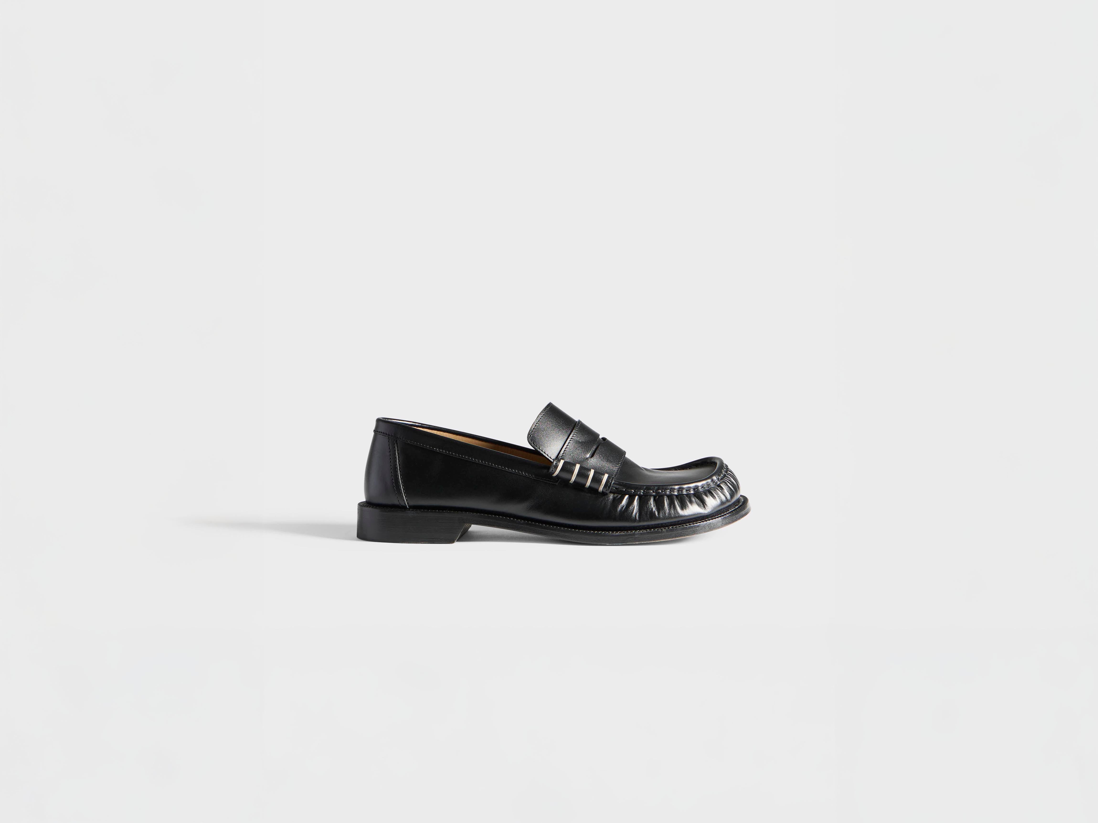 MENS LOAFER MOCCASINS IN BLACK in BLACK MO0002LA039199939 | JW
