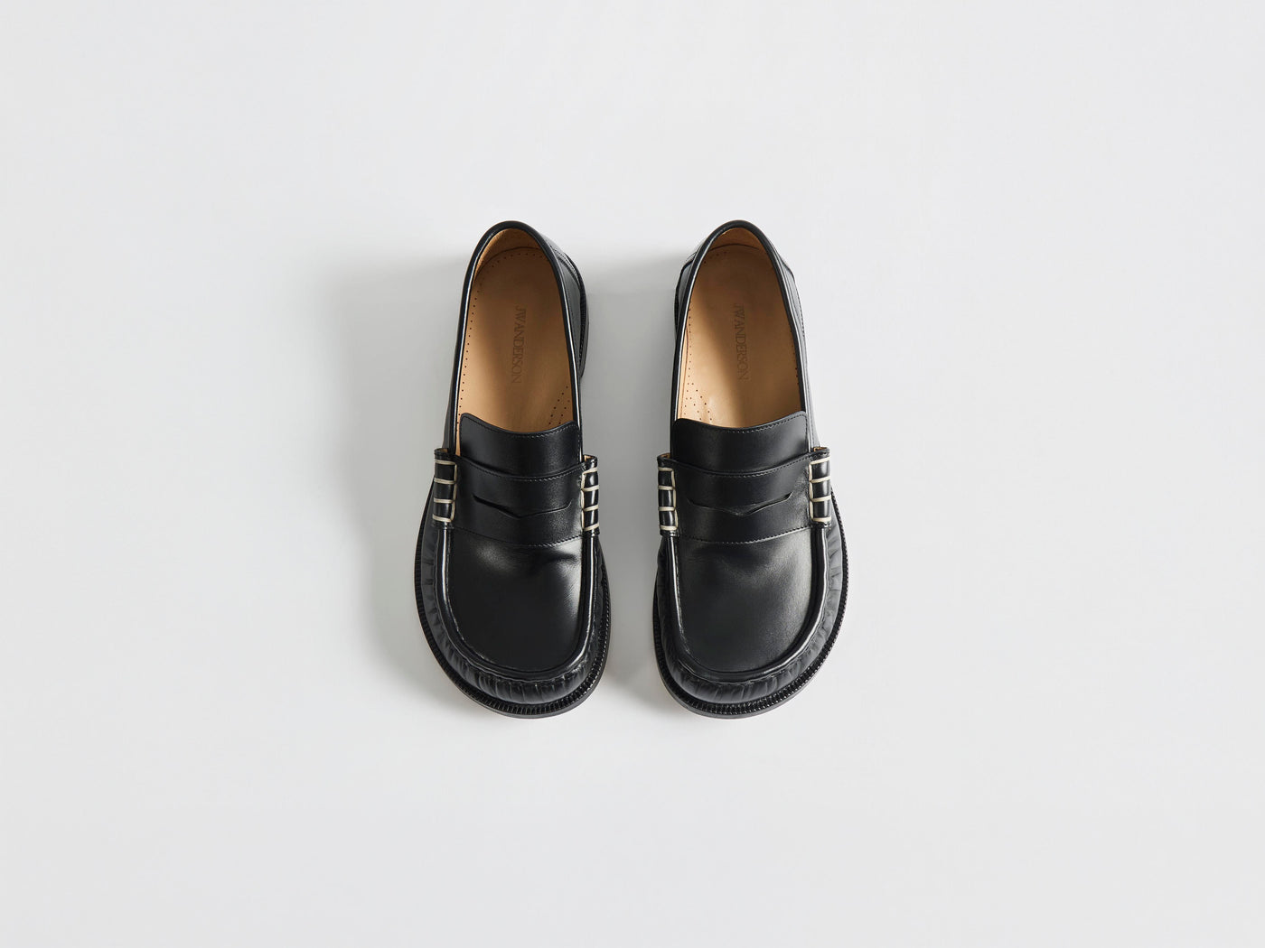 MENS LOAFER MOCCASINS IN BLACK