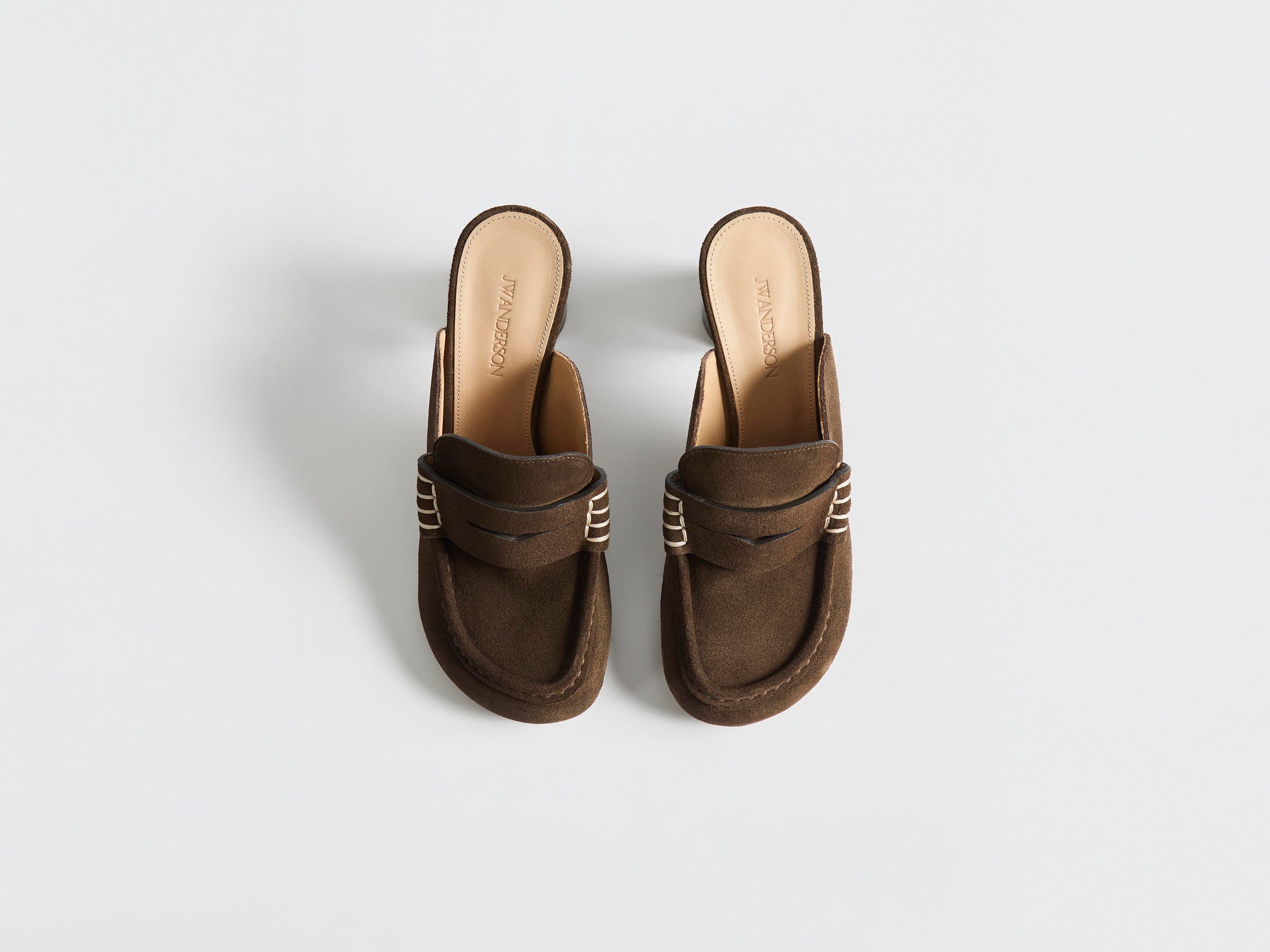 WOMENS LOAFER MULE SANDAL IN BROWN