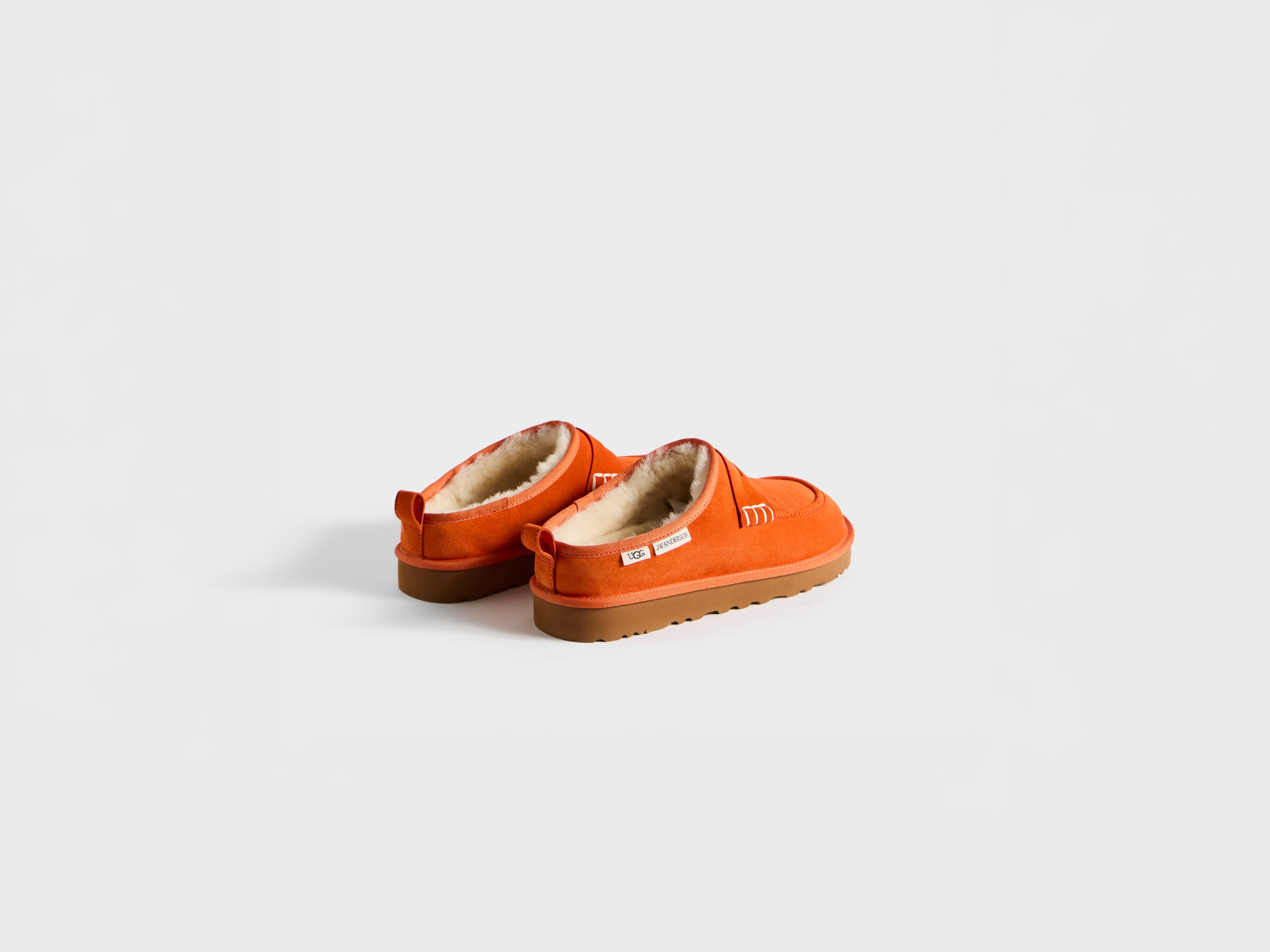 JW Anderson x UGG Loafer In Tangerine in TANGERINE