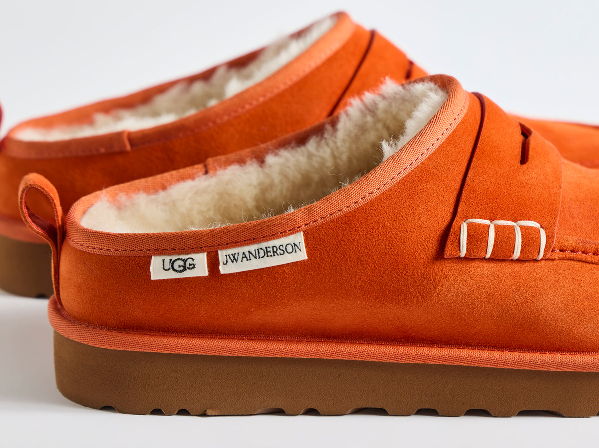 JW Anderson x UGG Loafer In Tangerine