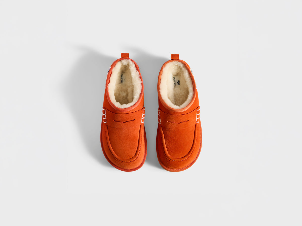 JW Anderson x UGG Loafer In Tangerine