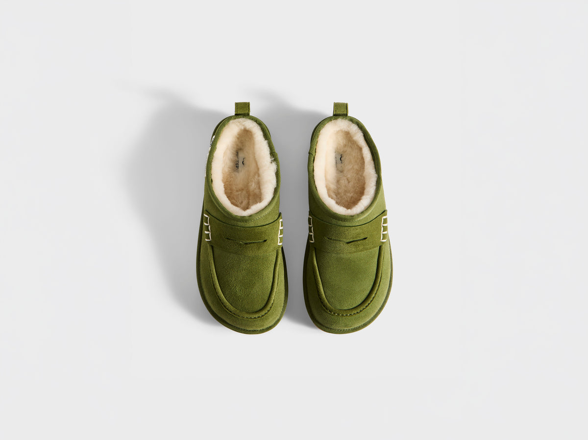 JW Anderson x UGG Loafer In Military Green
