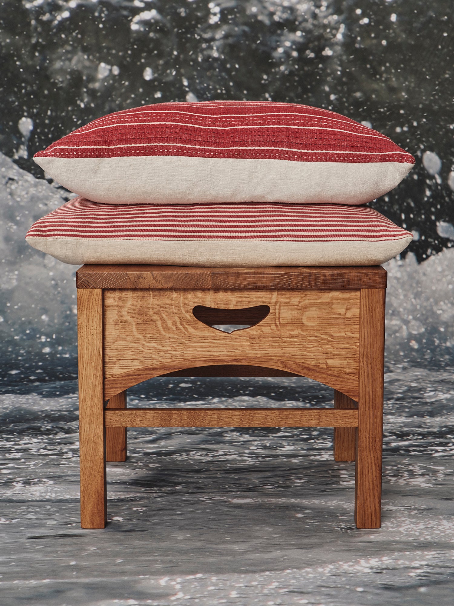 MACKINTOSH STOOL IN OILED OAK