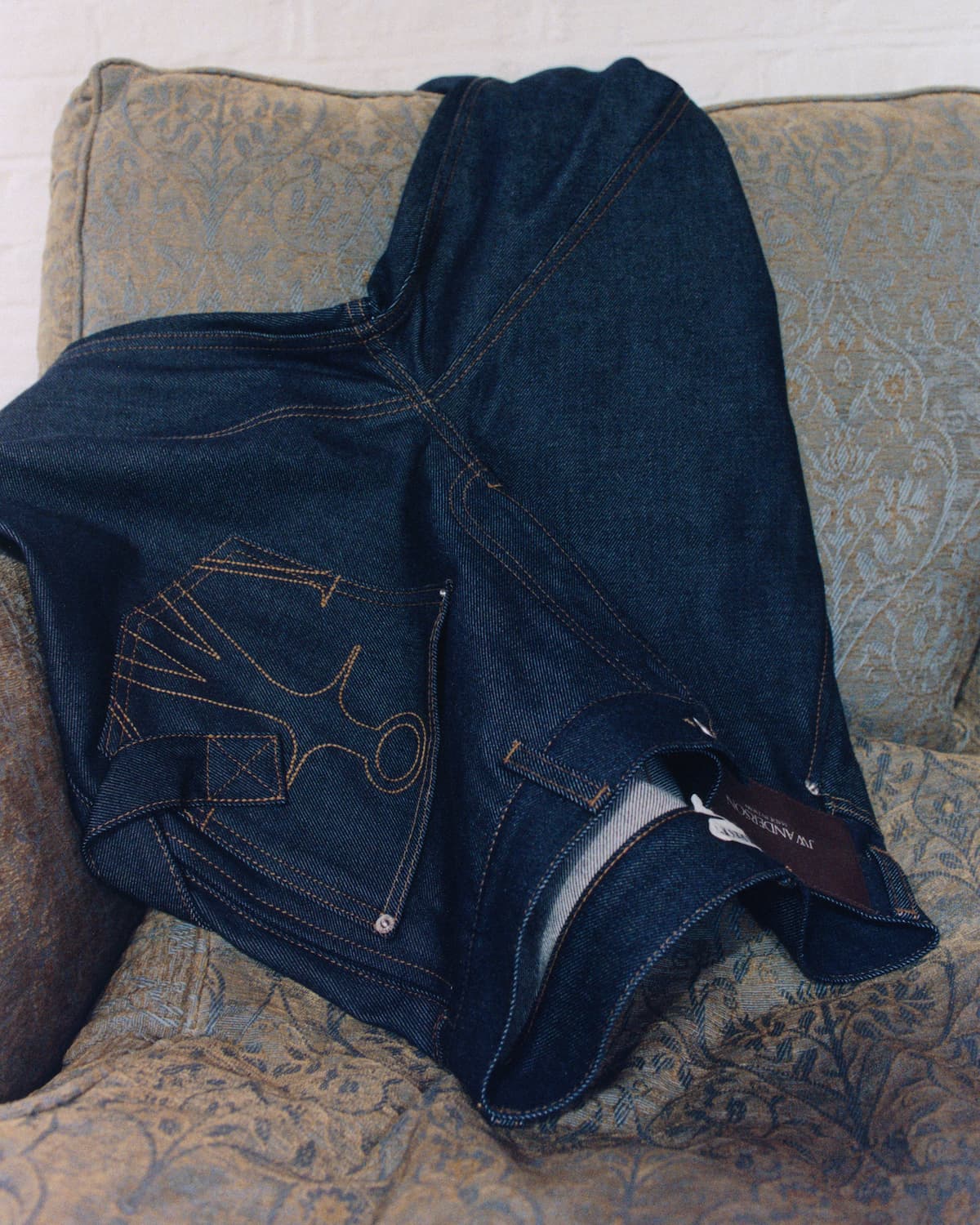 MENS TWISTED WORKWEAR DENIM JEANS IN INDIGO