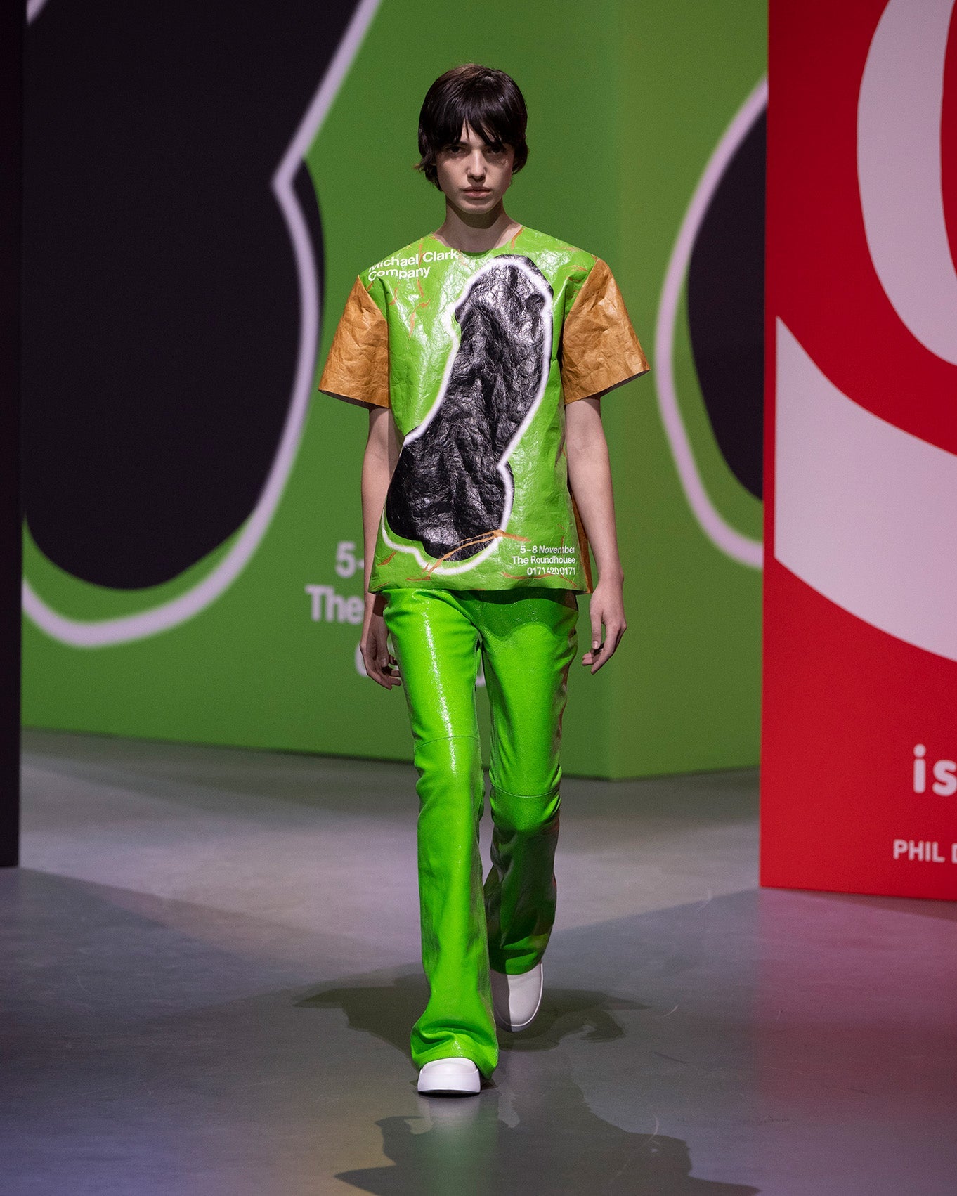 【JW Anderson】 x Michael Clarkプリントコットンジャージセー JW Anderson X Michael Clark