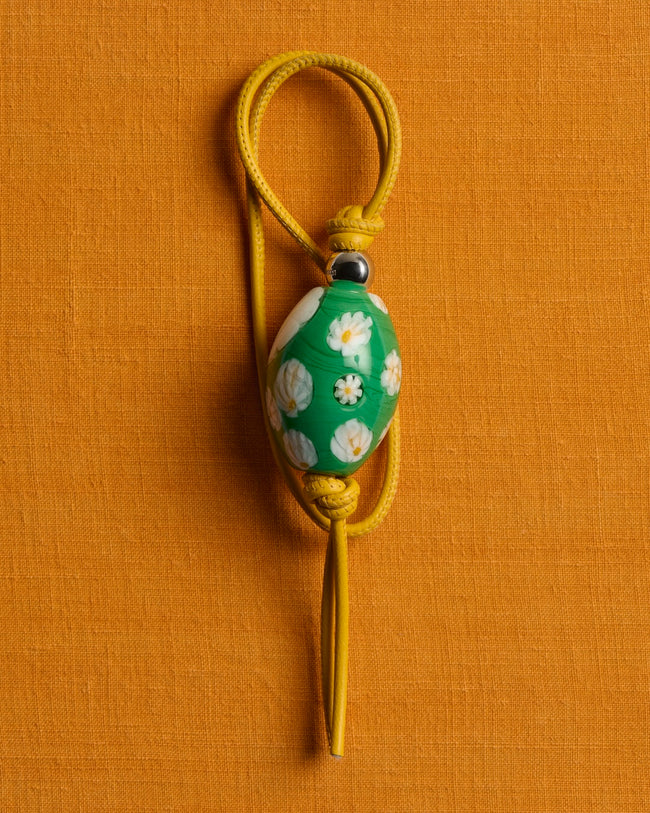 MURRINA BEADED CHARM IN GREEN & MULTI