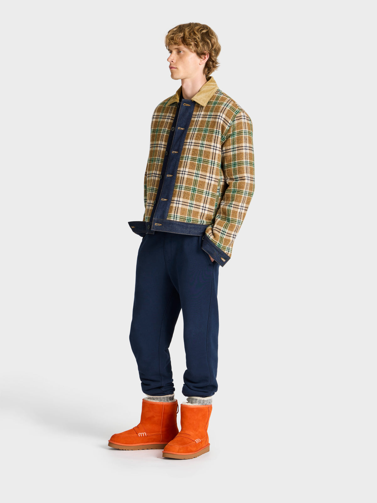JW Anderson x UGG Loafer Boot In Tangerine