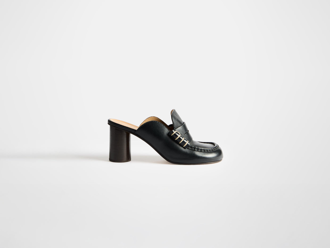 loafer close toe sandal black Product Side 5