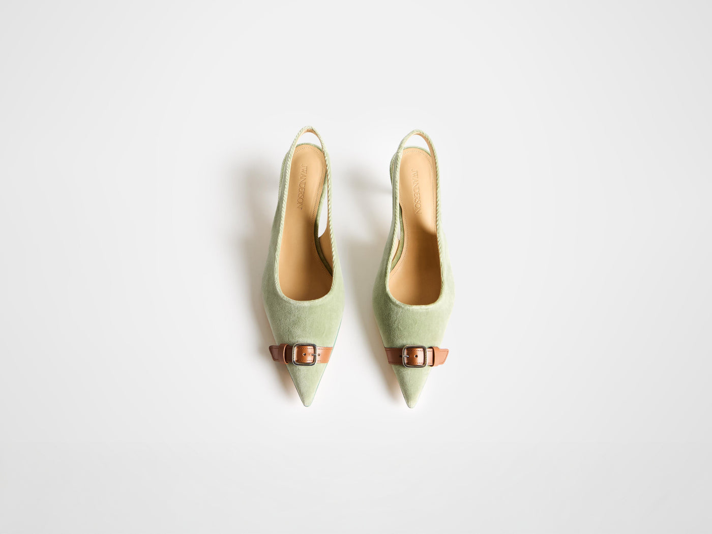 buckle sling back w artichoke Product Top Down 4