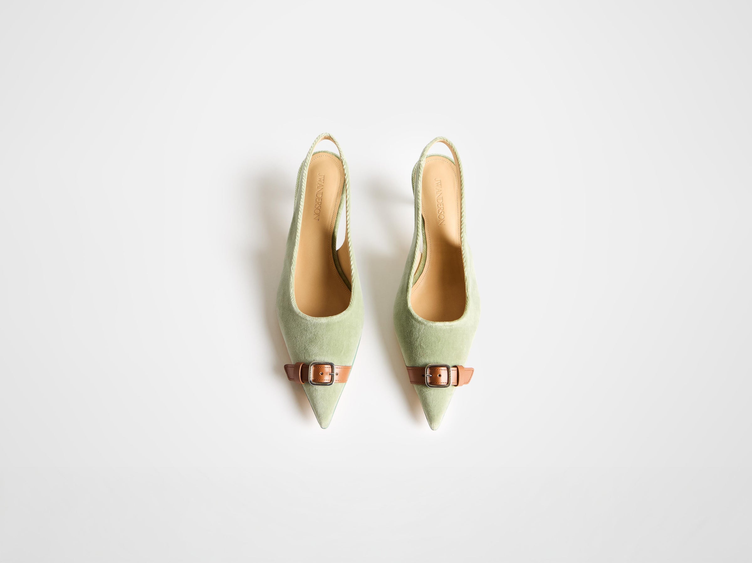 buckle sling back w artichoke Product Top Down 4