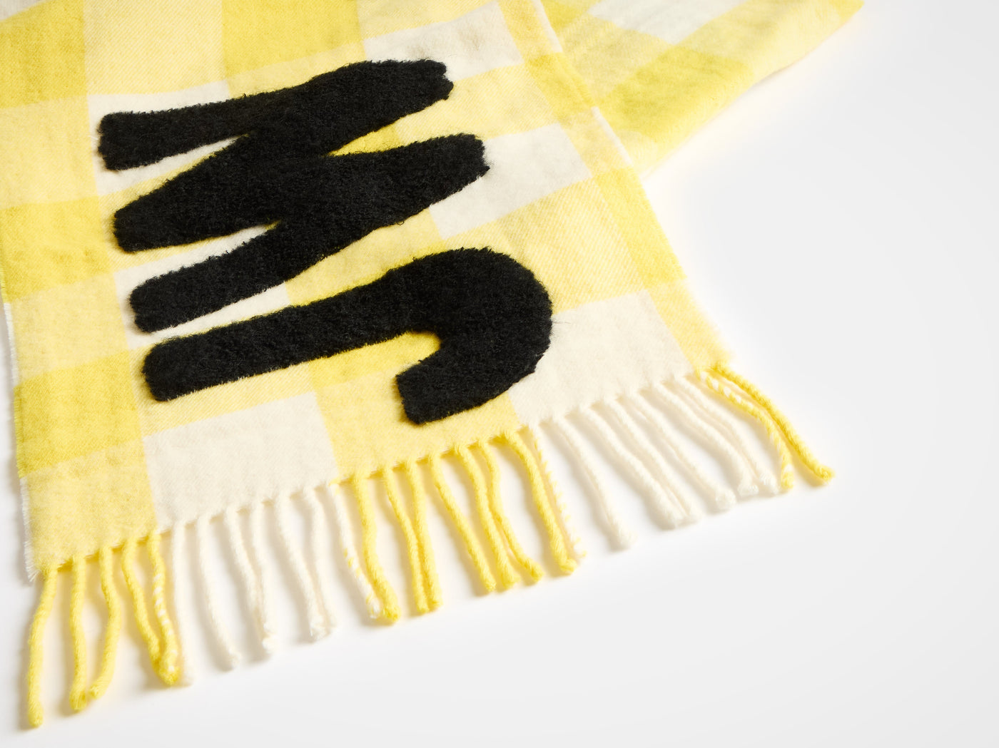 logo scarf yellow Product Detail 10